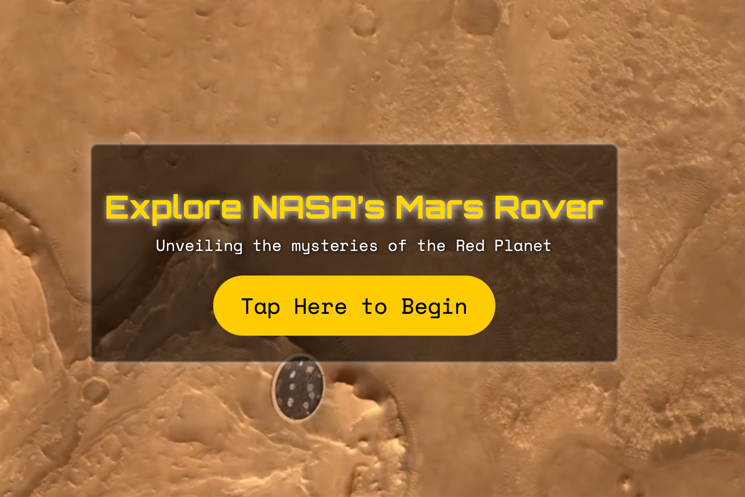 NASA Mars Rover Kiosk project