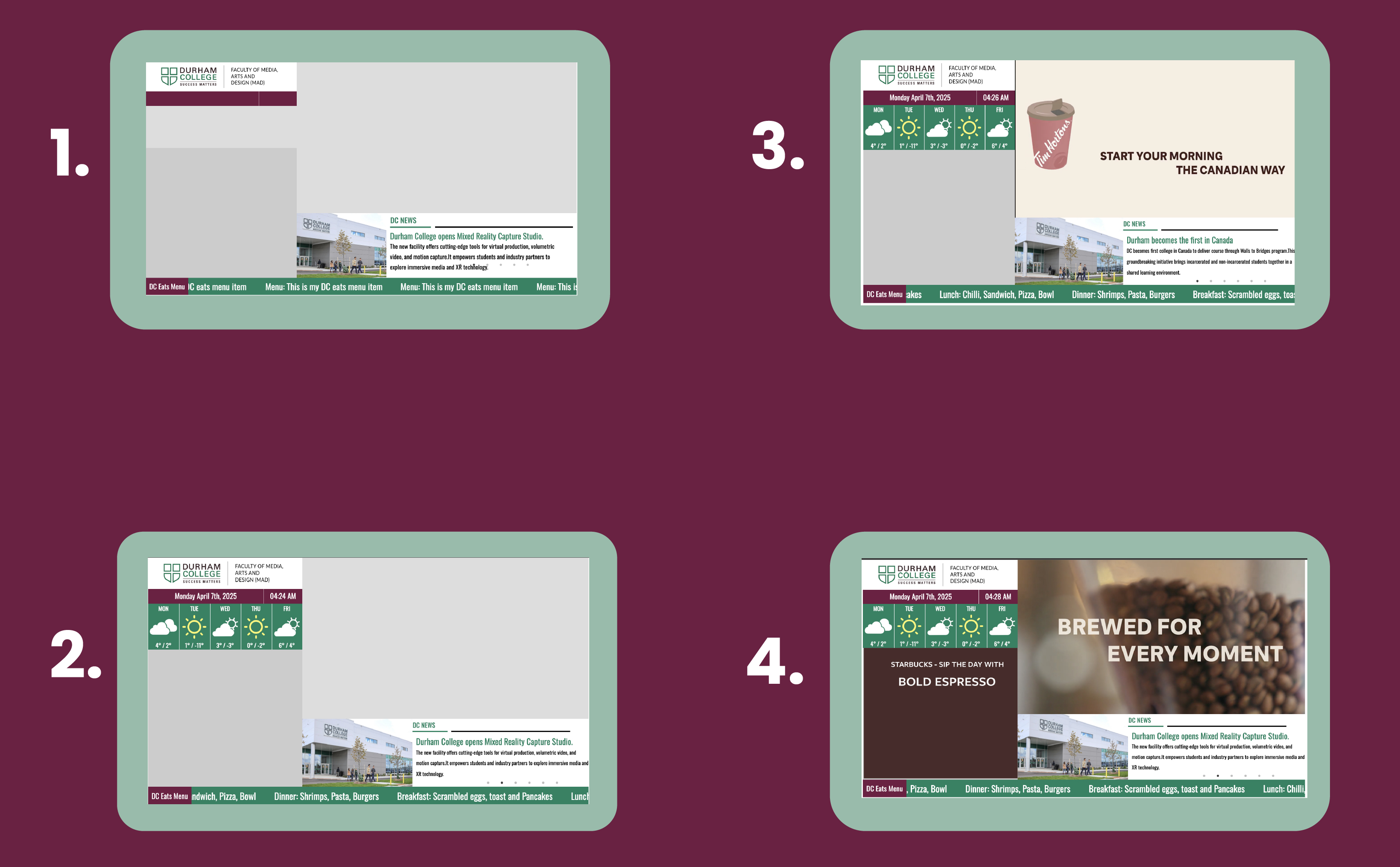 Digital Mockup Iterations