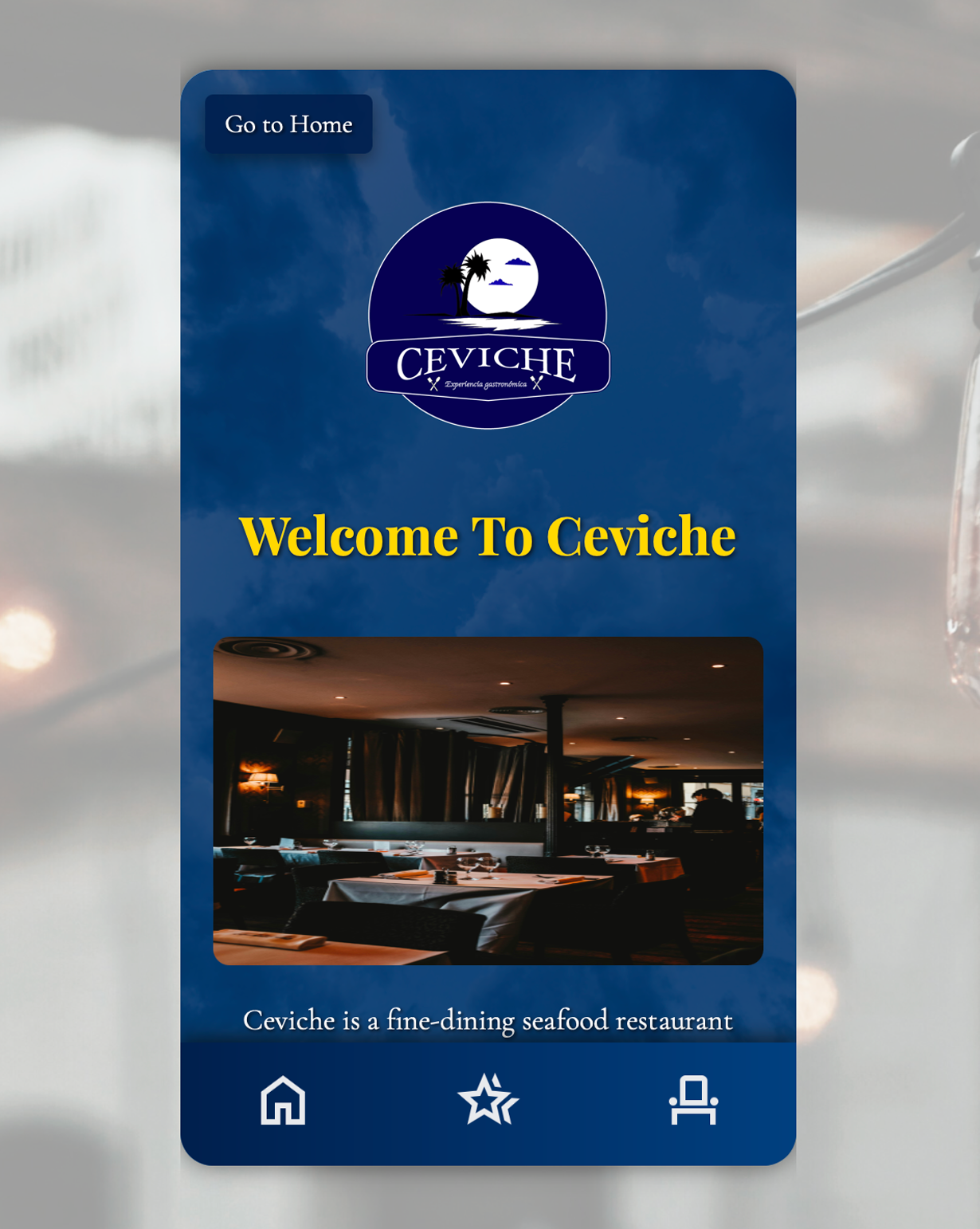 Family of Eateries App Mockup 1