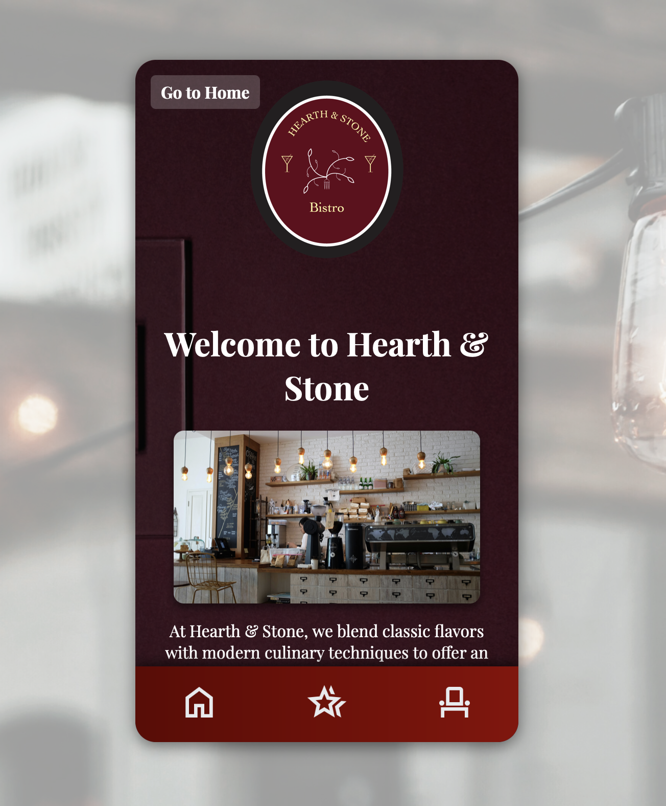 Family of Eateries App Mockup 3