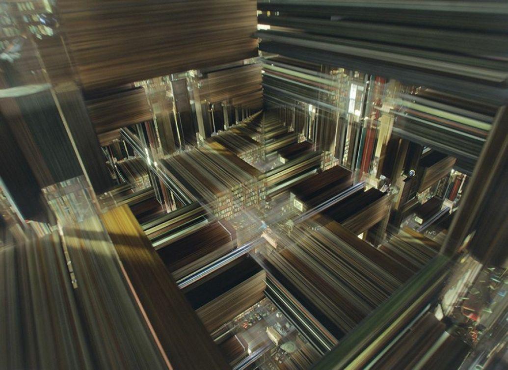 Interstellar Tesseract Scene